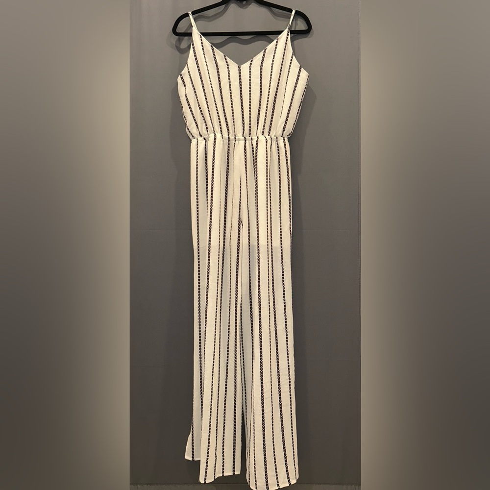 One Clothing Black and White Wide Leg Pants